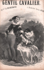 Partition de la chanson : Gentil Cavalier