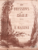 Partition de la chanson : Frissons de l'âme (Les) Accompagnement de guitare par C. de Charlemagne      Poésie .  - Masini F. - Astouin L.