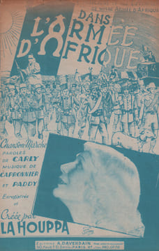 Partition de la chanson : Dans l'Armée d'Afrique Chanson à la Gloire de Notre Armée D'Afrique Papier fragilisé sur le haut de la couverture ...