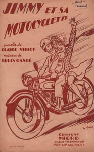 Partition de la chanson : Jimmy et sa motocyclette        