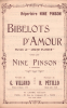 Partition de la chanson : Bibelots d'amour Parodie de " Chand d'Amour "       . Pinson Nine - Petillo R. - Villard Georges