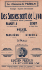 Partition de la chanson : Sosies sont de Lyon (Les)        . Plébus,Mag-Lere,Norcel - Liautaud,Belloc - Plébus