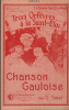 Partition de la chanson : Trois orfèvres à la Saint-Eloi       Chansonnette grivoise,Vieille chanson Française .  - Smet G. - 