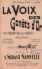 Partition de la chanson : Voix des genêts d'or (La) Aux bretons de Paris et ... d'ailleurs Grand bal des esprits (Le)      .  - Nannelli ...