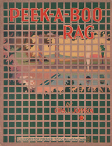 Partition de la chanson : Peek a boo rag        