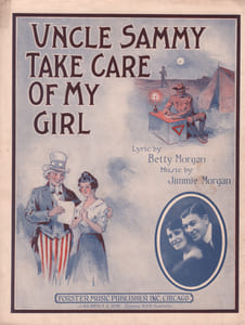 Partition de la chanson : Uncle Sammy take care of my girl        