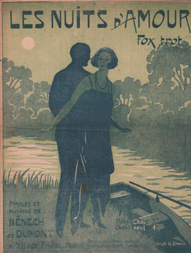 Partition de la chanson : Nuits d'amour (Les) Recueil de plusieurs titres : - Tu n'es qu'un employé - Il ffaut croire au bonheur - La valse au clair ...