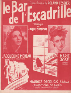 Partition de la chanson : Bar de l'Escadrille (Le)