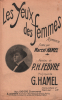 Partition de la chanson : Yeux des femmes (Les)       Romance . Hamel - Hamel Georges - Febvre Ph.