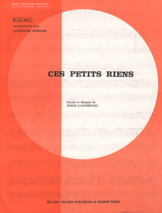 Partition de la chanson : Ces petits riens