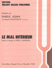 Partition de la chanson : Mal intérieur (Le)