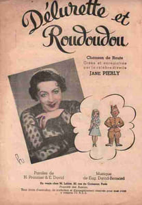 Partition de la chanson : Délurette et Roudoudou Chanson de route