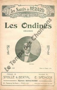 Partition de la chanson : Ondines (Les)