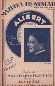 Partition de la chanson : Mazurka Provençale