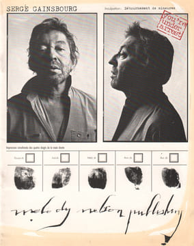 Partition de la chanson : Album Serge Gainsbourg you're under arrest Album pour piano - chant de dix titres : - You're under arrest - Five easy ...
