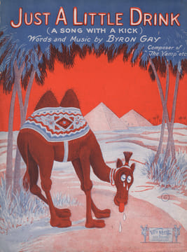 Partition de la chanson : just a little drink . - Gay Byron - Gay Byron