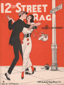 Partition de la chanson : Twelfth Street Rag Partition originale publiée en 1919 pour piano ; <span dir="auto"><span class="" dir="auto">" </span></span><span dir="auto"><span class="" dir="auto">Twelfth Street Rag</span></span><span dir="auto"><span class="" dir="auto"> " est une composition musicale ragtime par Euday Bowman </span></span>