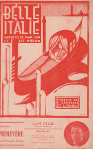 Partition de la chanson : Belle italie