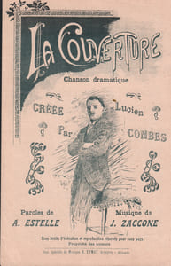 Partition de la chanson : Couverture (La)       Chanson dramatique 