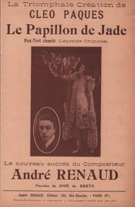 Partition de la chanson : Papillon de Jade (Le) Légende chinoise