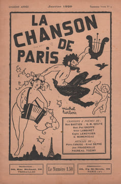 Partition de la chanson : Revue Mensuelle la Chanson de Paris La chanson de Paris est une revue mensuelle d'association de chansonniers, poètes et ...