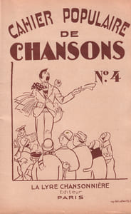 Partition de la chanson : Cahier Populaire de chansons n°4 Fascicule de 6 chansons : - Dors mon gars - La douleur du paysan - Les moulins morts - Le vieux buveur - Les goelands - Le petit Grégoire       
