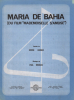 Partition de la chanson : Maria de Bahia      Mademoiselle s'amuse  .  - Misraki Paul - Hornez André