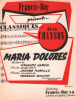 Partition de la chanson : Maria Dolores        .  - Garcia Fernando - Bonifay Fernand,Morcillo J.