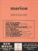 Partition de la chanson : Marion        . Philippe Jean,Les Djinns,Piron Claude,Morgan Virginie,Moore Peter - Dumont Charles - Vaucaire Michel