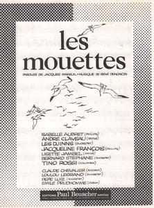 Partition de la chanson : Mouettes (Les)