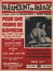Partition de la chanson : Pour une heure de bonheur  Any time's the time to fall in love    Paramount en parade  . Roth Lillian,Rogers Buddy - King ...