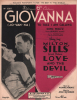 Partition de la chanson : Giovanna Avec Maria Corda et Milton Sills  <h1 id="h1title"></h1> To thee i am calling    Love and the Devil  .  - ...