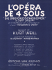 Partition de la chanson : Complainte de Mackie      Opéra de quatre sous (L')  .  - Weill Kurt - Mauprey André