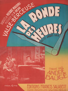 Partition de la chanson : Valse berceuse Ronde des heures (La)