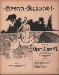 Partition de la chanson : Der Postillon von Lonjumeau Opern Album numéro 1 , Potpourris in leichter Spielart gesetzt (Mise en scène de manière simple) von A. Küchenmeister PO.200 : -1- Adam. Postillon von Lonjumeau - 2- Auber. Stumme von Portici - 9- Bellini . Nachtwandlerin - 4- Bellini. Norma - 5- Weber. Freischütz - 6- Weber. Preciosa Der Postillon von Lonjumeau