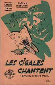 Partition de la chanson : Cigales chantent dans les chemins creux(Les) . - Valsien Albert,Learsi - Charlys