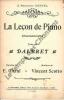 Partition de la chanson : Leçon de piano (La)        . Dalbret - Scotto Vincent - Gitral