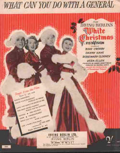 Partition de la chanson : What can you do with a general White Christmas