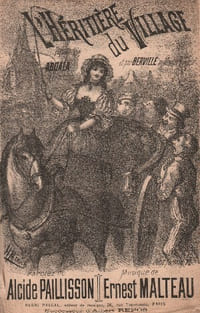 Partition de la chanson : Héritière du village (L') Paysannerie Moulin Rouge,Horloge (L')