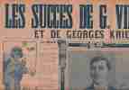 Partition de la chanson : Succès de Georges Villard et de Georges Krier (Les) Placard de chansons : - Valse brune - Les camisards - Liberté, égalité, ...