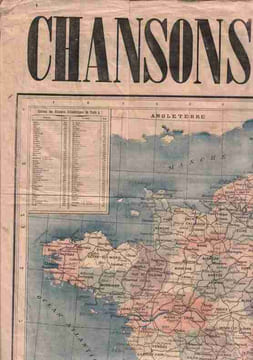 Partition de la chanson : Chansons de France, grands succès des Concerts Placard, grands Succès des Concerts de Paris sur des airs connus : Faut pas ...