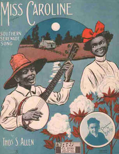 Partition de la chanson : Miss Caroline