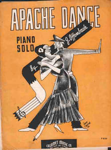 Partition de la chanson : Apache Dance Arrangement par Bernice Manoloff Valse Chaloupée