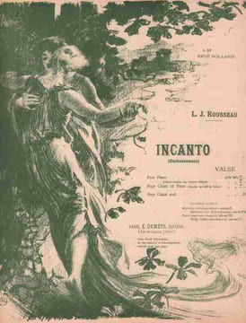 Partition de la chanson : Incanto Enchantement . - Rousseau J. - Racot René