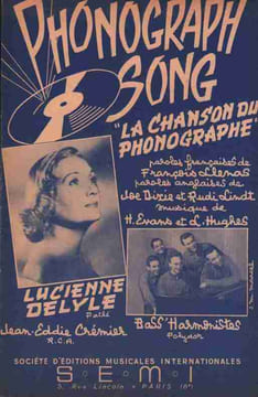 Partition de la chanson : Phonograh song La chanson du phonographe . Delyle Lucienne,Les Bass'Harmonistes - Dixie Joe,Lindt Rudi - Llenas ...