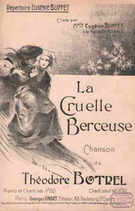 Partition de la chanson : Cruelle Berceuse (La) Chansons des “Clochers-à-Jour”