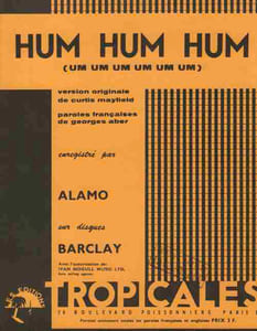 Partition de la chanson : Hum hum hum        