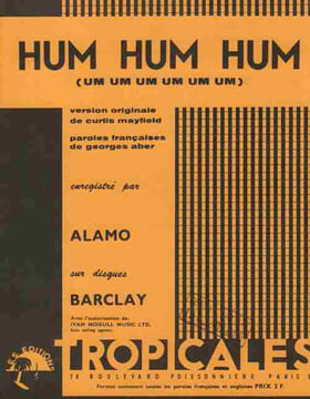 Partition de la chanson : Hum hum hum        . Alamo Franck - Mayfield Curtis - Aber Georges,Mayfield Curtis