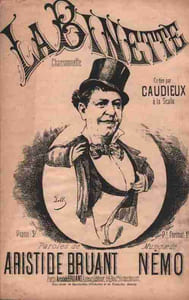 Partition de la chanson : Binette (La) Chansonnette Scala