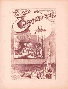 Partition de la chanson : Ronde des chataîgnes (La) Extraite de la série des chansons de Bretagne . Mayol Félix,Botrel Théodore - Feautrier E. - ...